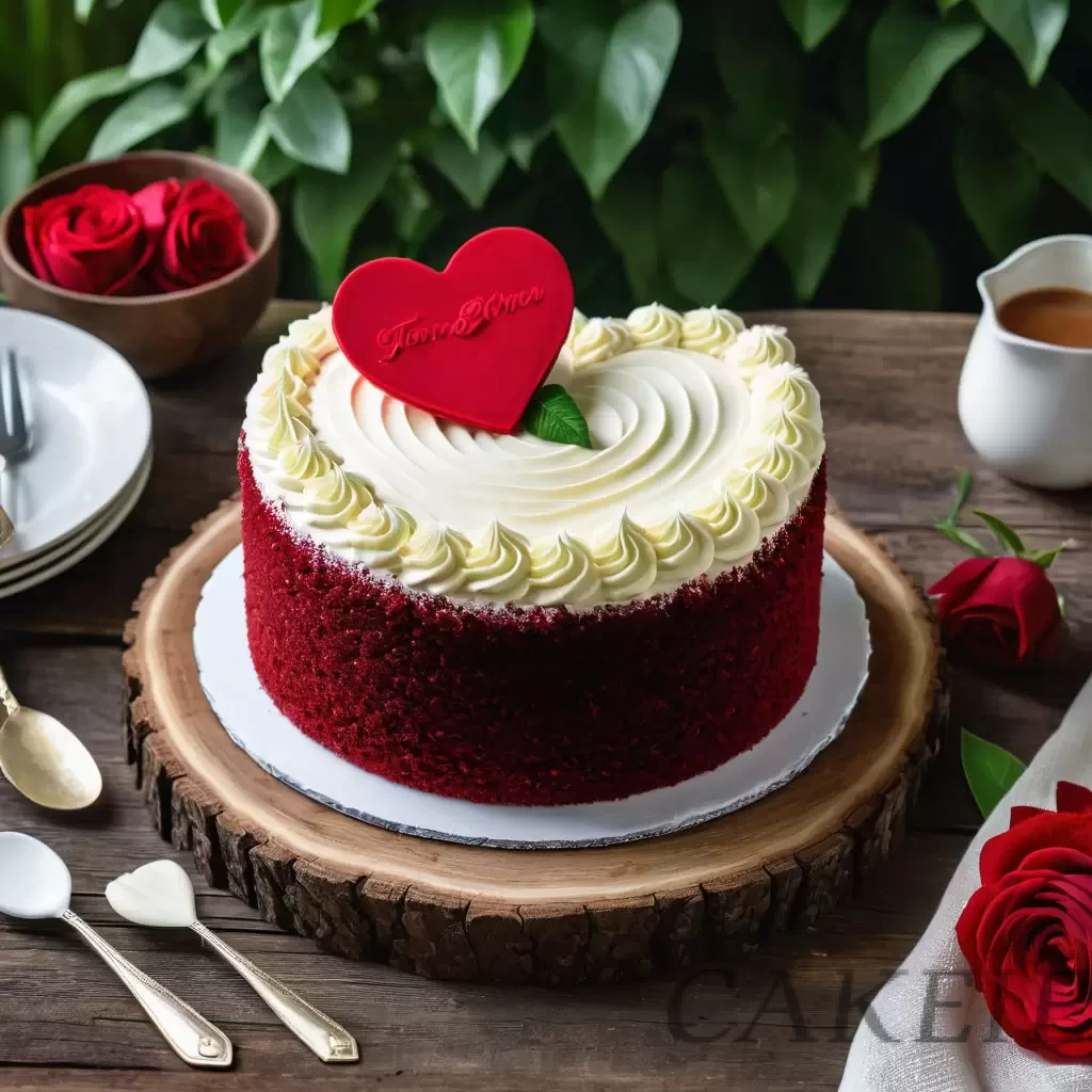 Red Velvet Love Cake
